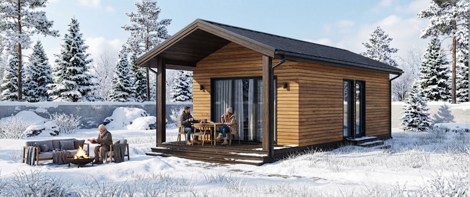 Norveç Tek Katlı Prefabrik Ev - 2